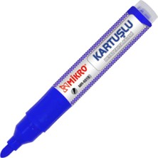 Mikro Kartuşlu Tahta Kalemi Mavi