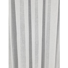 BBB Naturel Keten Tül Perde Ekru 1'e 2,5 Pileli ET3014 100 x 260 cm