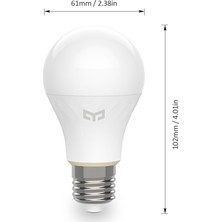 Mi Yeelight Akıllı Top Lamba Ac 220 V E27 Bankası 6W (Yurt Dışından)