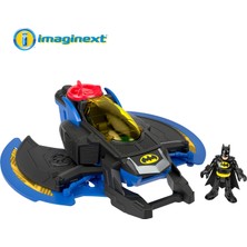 Imaginext DC Super Friends Batwing ve Batman, Oyuncak Uçak ve Batman Figürü GKJ22