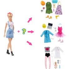 Barbie Sürpriz Meslek Bebeği GLH62
