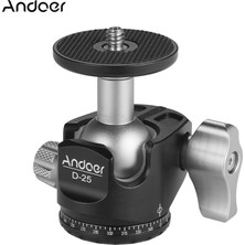 Andoer D-25 Cnc İşleme Alüminyum Alaşım Çift Notch