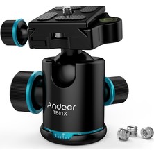 Andoer TB81X Tripod Bilye Kafası 360 Derece Dönen Panoramik