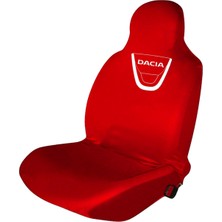 Mirsepet Dacia Serisi Koltuk Koruyucu Penye 4 Parça Set Kırmızı