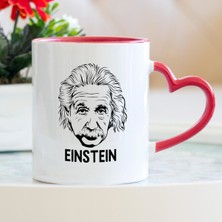 Hediyehanem Einstein Kalpli Kupa Bardak