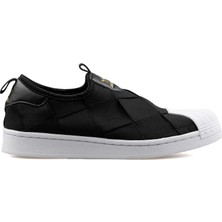 adidas Kadın Günlük Ayakkabı Siyah Superstar Slip On W FV3187