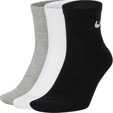 Nike SX7677-901 U Nk Everyday Ltwt Ankle 3pr Unisex Çorap