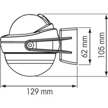 Plastimo Offshore 75 Beyaz Braketli Pusula 63866