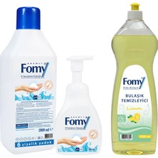 Fomy El Temizlik Köpüğü Seti + Fomy Elde Bulaşık Deterjanı