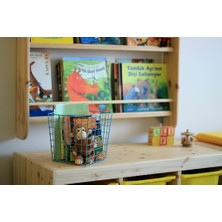 Elisra Ahşap Montessori 4 Raflı Kitaplık