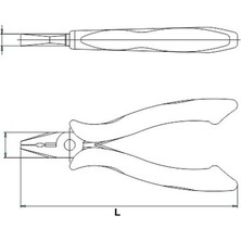 İzeltaş  125MM Elektronikçi Pense