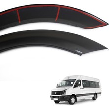 Volkswagen Crafter Çamurluk Dodik Seti UV Katkılı (ABS) Mat Siyah 4 Parça 2012-2017