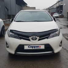 Toyota Auris Ön Kaput Koruyucu Rüzgarlık Deflektör Akrilik ABS 4mm Parlak Siyah 2013-2017