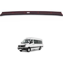 Volkswagen Crafter Arka Tampon Eşiği Koruma (ABS) Mat Siyah 2012-2017