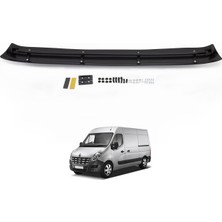 Renault Master Ön Cam Güneşliği Siperlik Vizör Şapka Terek (Abs) Parlak Siyah 2010-2014