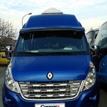 Renault Master Ön Cam Güneşliği Siperlik Vizör Şapka Terek (Abs) Parlak Siyah 2010-2014