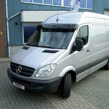 Mercedes Sprinter W906 Ön Cam Güneşliği Siperlik Vizör Şapka Terek (Abs) Parlak Siyah 2006-2014