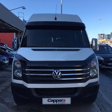 Volkswagen Crafter Ön Cam Güneşliği Siperlik Vizör Şapka Terek (Abs) Parlak Siyah 2012-2017