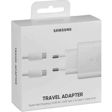 Samsung TA845 Fast Charging 45W Type-C To Type-C ÇıkıŞlı Şarj Aleti