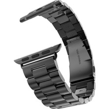 Arabulalaca Apple Watch Uyumlu 40MM Çelik Baklalı Kordon 40 mm Kayış Seri 4-5