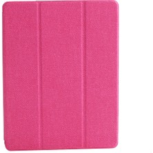 MobaxAksesuar Apple İpad 12.9 3.Nesil Kılıf Kalem Bölmeli Smart Case A1876 A2014 A1895 A1983 Pembe