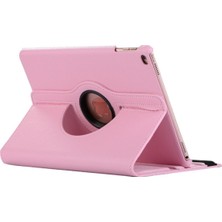 MobaxAksesuar Apple İPad Air 3 10.5 2019 Kılıf 360 Dönebilen Standlı Case A2152 A2123 A2153 A2154 Açık Pembe