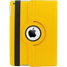 MobaxAksesuar Apple İPad Pro 11 Kılıf 360 Dönebilen Standlı Case A1980 A2013 A1934 A1979 Sarı