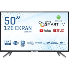 Onvo OV50350 50" 127 Ekran Uydu Alıcılı 4K Ultra HD Smart LED TV