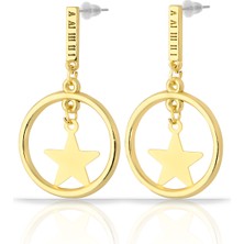 Forenina Roma Rakamlı Yıldız Küpe