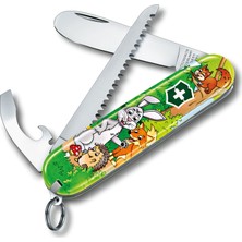 Victorinox ​ 0.2373.E2 My First  Tavşan Desenli Çakı ve Boyama Kitabı