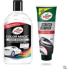 Turtle Wax Renkli Cila Beyaz ve Turtle Wax Çizik Giderici Pasta