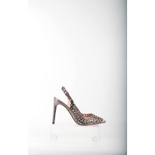 Topukla 4167 Taşlı Abiye Ayakkaabı İnce Topuk 15 Pont