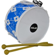 Aslan Oyuncak Davul Mavi 25 cm