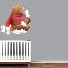 Kt Decoration Watercolor Serisi Sevimli Ayıcık ve Tavşanlar Çocuk Odası Duvar Sticker