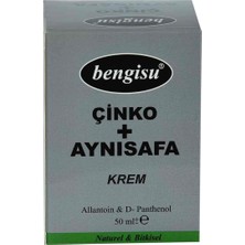 Bengisu Aynısafa + Çinko Bitkisel Krem Allantoin ve D- Panthenol 50 ml