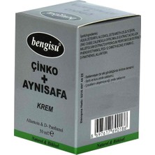 Bengisu Aynısafa + Çinko Bitkisel Krem Allantoin ve D- Panthenol 50 ml