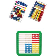 Fly Color Mishap (Abaküs)+ Sayı Çubuğu+ Sayı Fasulyesi Seti