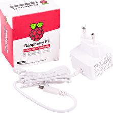 Raspberry Pi 4 Lisanslı Güç Adaptörü 5V 3A Usb-C