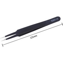 Wellhise St-14 Anti-Statik Tweezers Cımbız