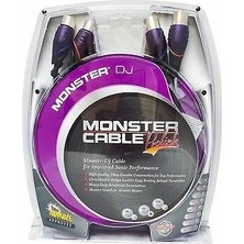 Monster Xlr Erkek/xlr Dişi Ses Bağlantı Dj Kablosu - 2 mt