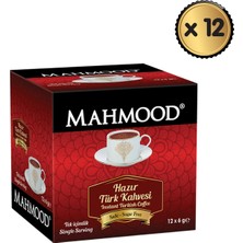 Mahmood Coffee Hazır Türk Kahvesi Sade 6 gr x 12 Paket (1 Koli)