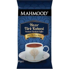 Mahmood Coffee Hazır Türk Kahvesi Orta 8 gr x 12 Paket (1 Koli)