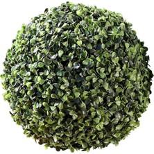 Nettenevime Yapay Çiçek Şimşir Top 36 cm Yeşil Top