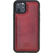 Bouletta Apple iPhone 11 Pro 5.8 V4EF Kırmızı FXC Deri Telefon Kılıfı