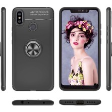 Hesaplı Dünya Xiaomi Redmi Note 6 Pro Kılıf Selfie Yüzüklü Esnek Silikon Rvl