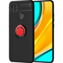 Hesaplı Dünya Xiaomi Redmi 9c Kılıf Selfie Yüzüklü Tutuculu Esnek Silikon Rvl
