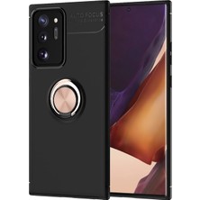 Hesaplı Dünya Samsung Galaxy Note 20 Ultra Kılıf Selfie Yüzüklü Silikon Rvl