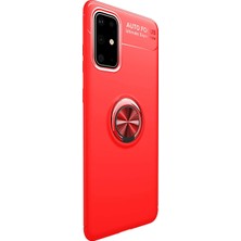 Hesaplı Dünya Samsung Galaxy A31 Kılıf A315 Selfie Yüzüklü Esnek Silikon Rvl