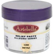 Artebella Allegro Rölyef Pasta 50 cc Beyaz