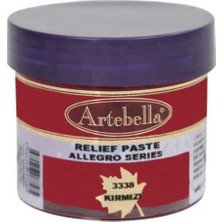 Artebella Allegro Rölyef Pasta 50 cc Kırmızı